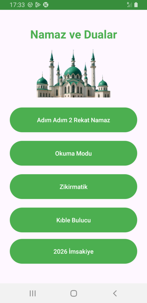 namaz ve dualar